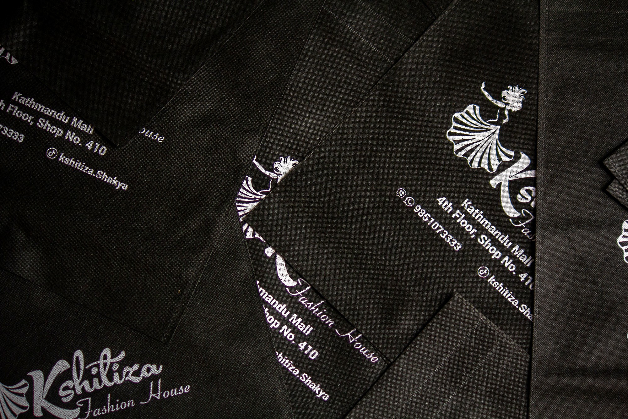 Custom Screen-Printed Boutique Shopping Bags - Eco Print & Pack Nepal