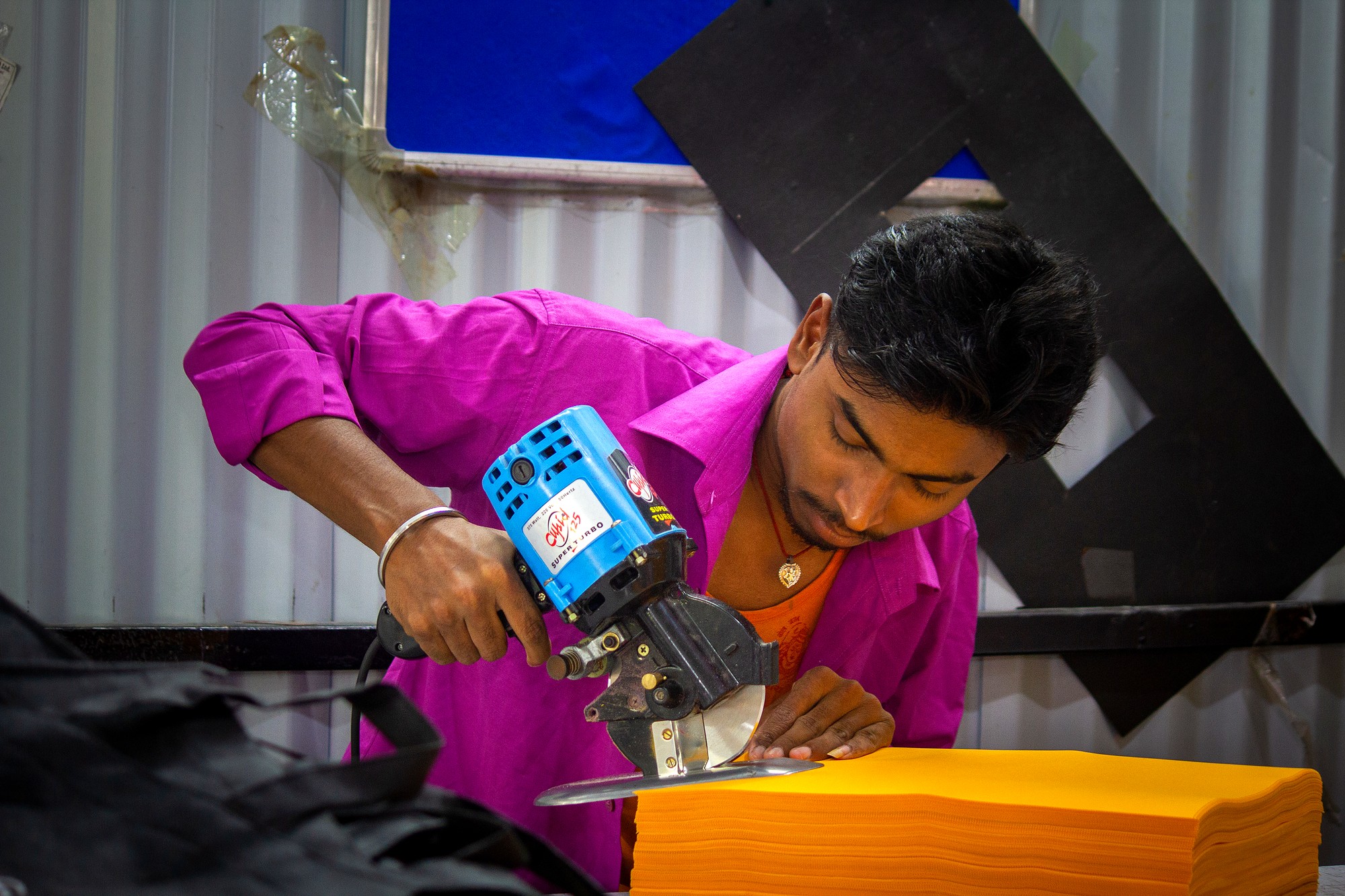 High-Precision Rotary Electric Fabric Cutting - Eco Promotional Industries