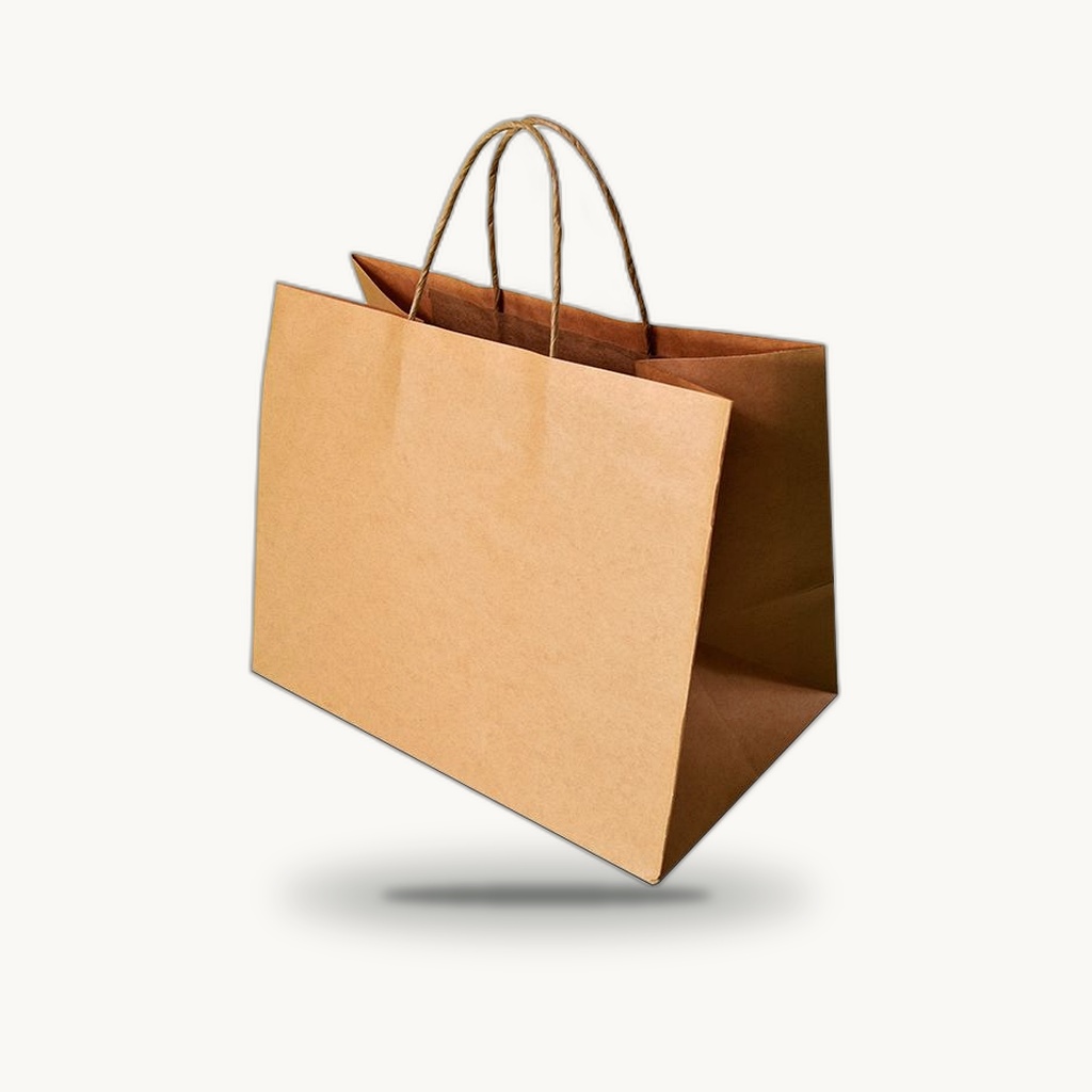 Brown Kraft Paper Bag Design #10 - Eco Print & Pack Nepal