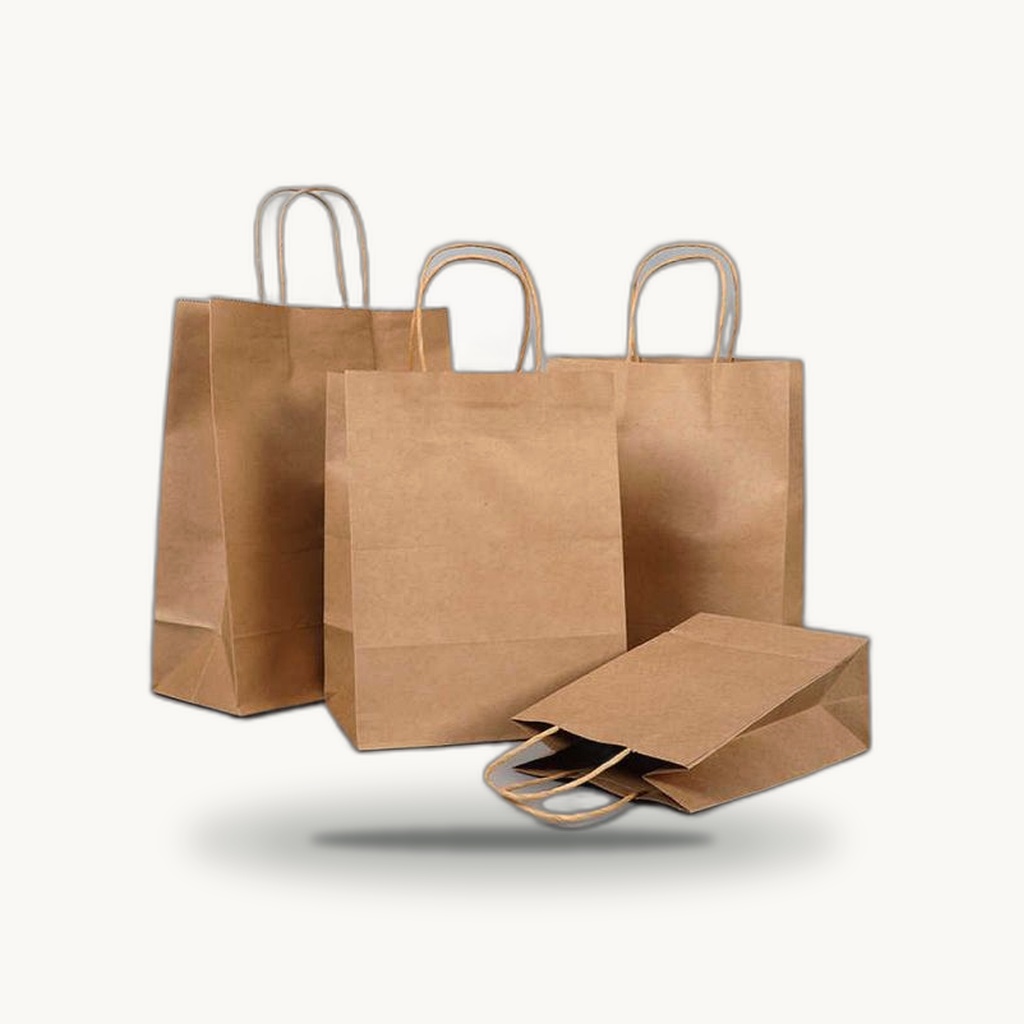 Brown Kraft Paper Bag Design #12 - Eco Print & Pack Nepal