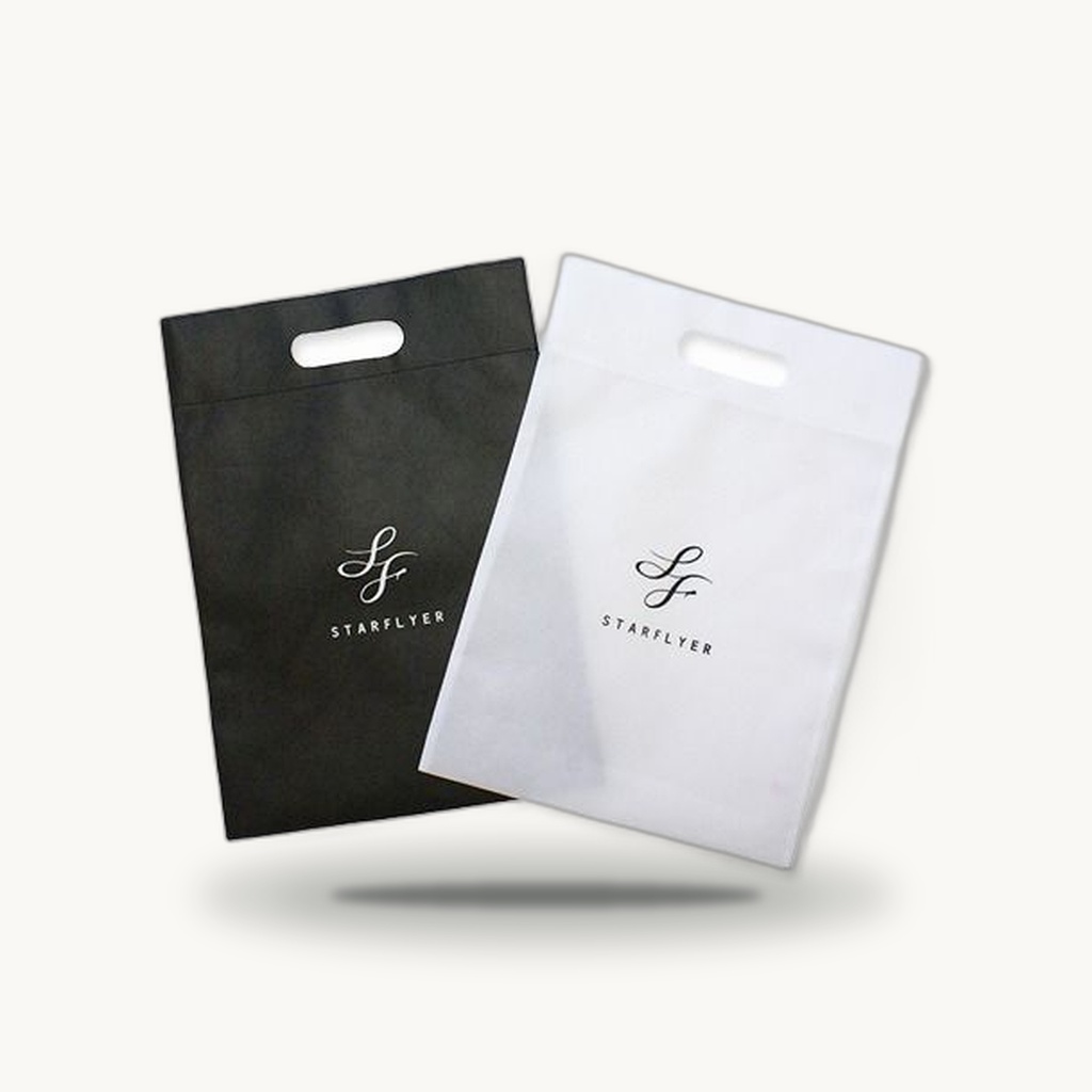 D-Cut Bag Non-Woven Design #3 - Eco Print & Pack Nepal