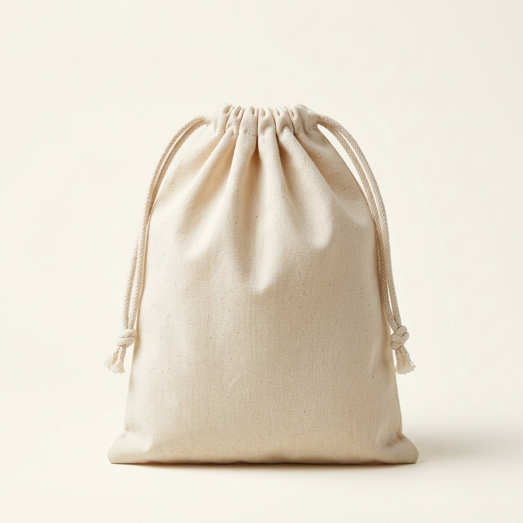 Drawstring Canvas Pouch